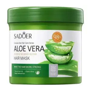 Mascarilla capilar reparadora sadoer con extracto de aloe vera, 500g …