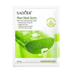 Mascarilla facial nutritiva sadoer con extracto de aloe vera, 25g / s…