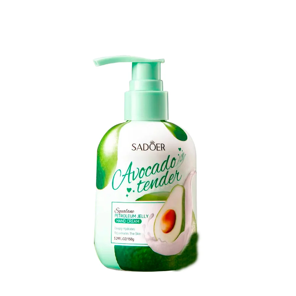 Crema hidratante sadoer con extracto de aguacate para las manos, 150g…