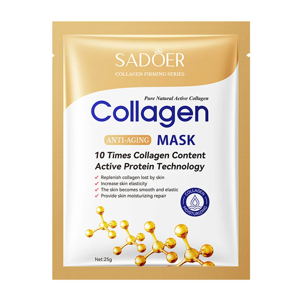 Mascarilla facial hidratante sadoer con colágeno para antienvejecimie…
