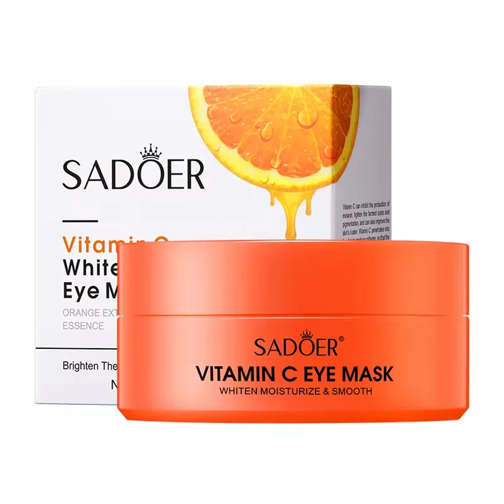 Paquete con 30 pares de mascarillas para ojos sadoer con vitamina c y…