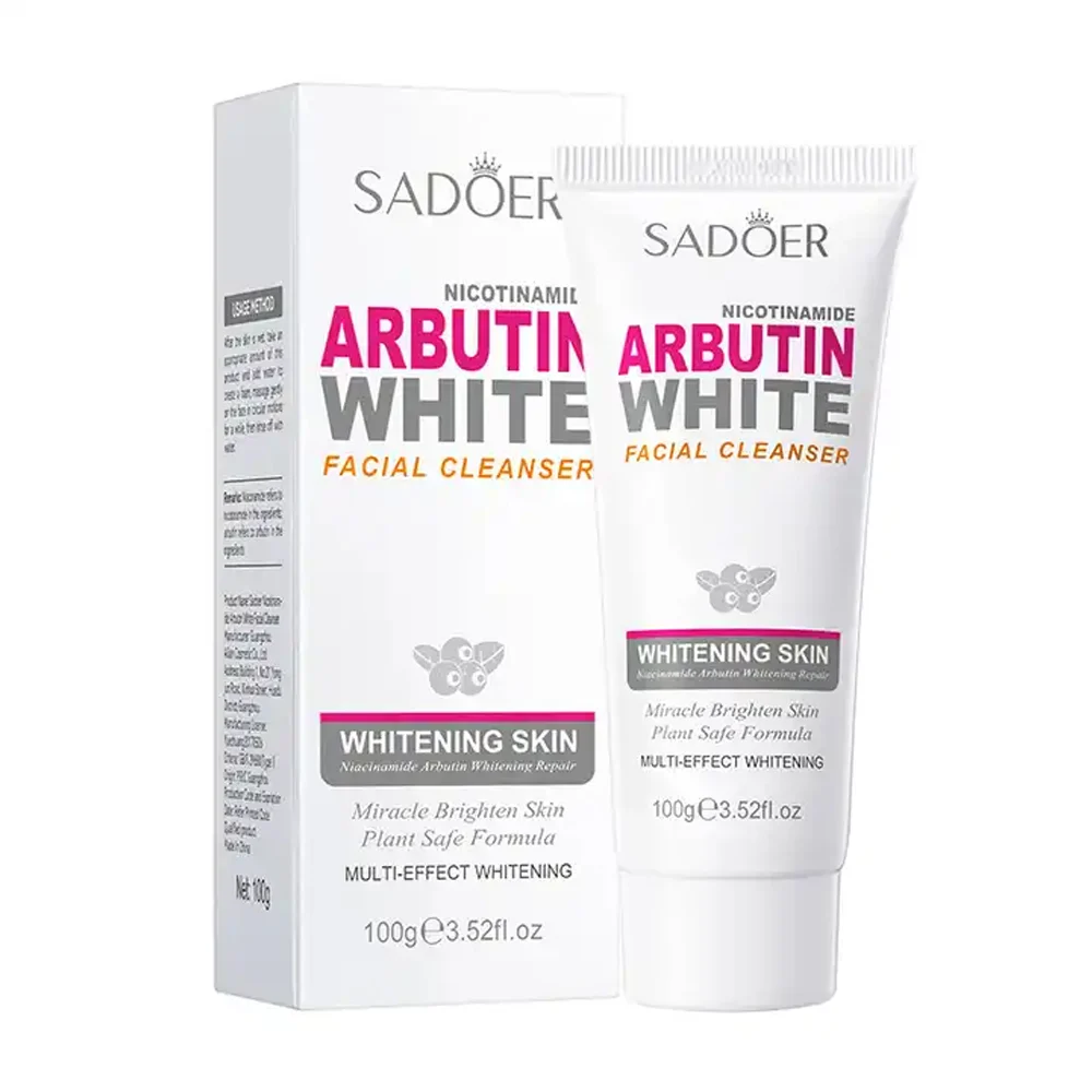 Limpiador facial sadoer con nicotinamida blanqueadora de piel, 100g /…