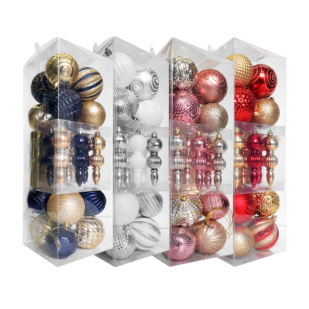 Paquete con 26 colgantes esferas de diseño metálico con diamantina + …