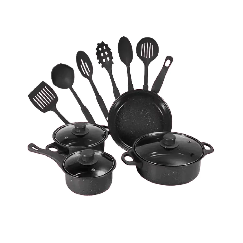 Kit de cocina con 13 piezas con 6 utensilios para cocina, 1 sarten de…