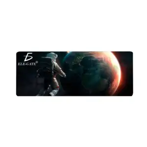 Mouse pad gamer con estampado de astronauta, 80x30cm / sm.03.human