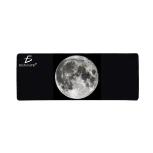 Mouse pad gamer con estampado de la luna, 80x30cm / sm.03.moon