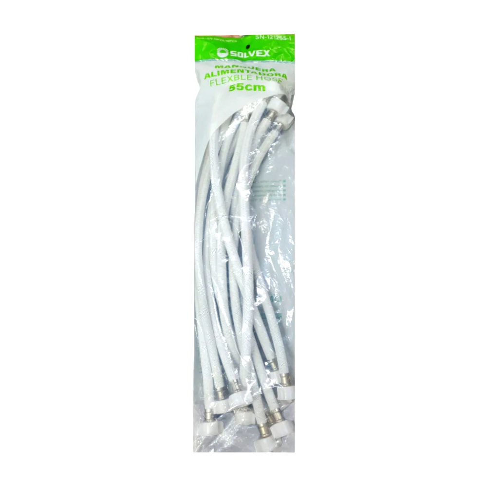 Paquete con 10 mangueras alimentadoras flexibles de 55cm con boquilla…