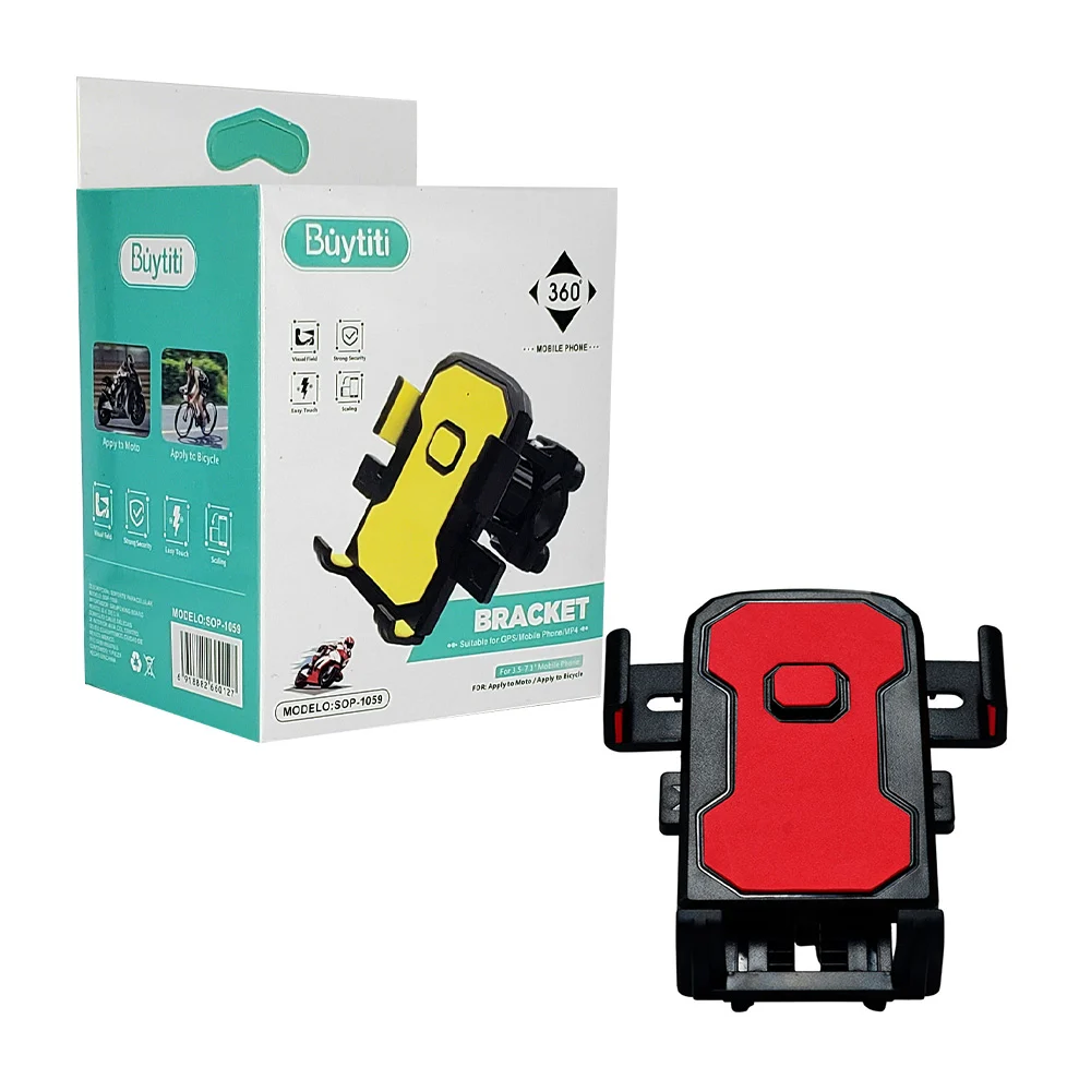 Soporte de celular con rotación de 360° para motocicleta y bicicleta …