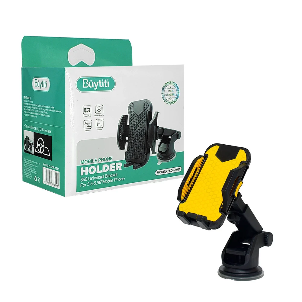 Soporte base de teléfono con rotación de 360° con chupón adhesivo par…