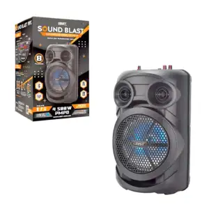 Bafle / bocina bst bluetooh de 8 pulgadas con luces led, ranuras para…