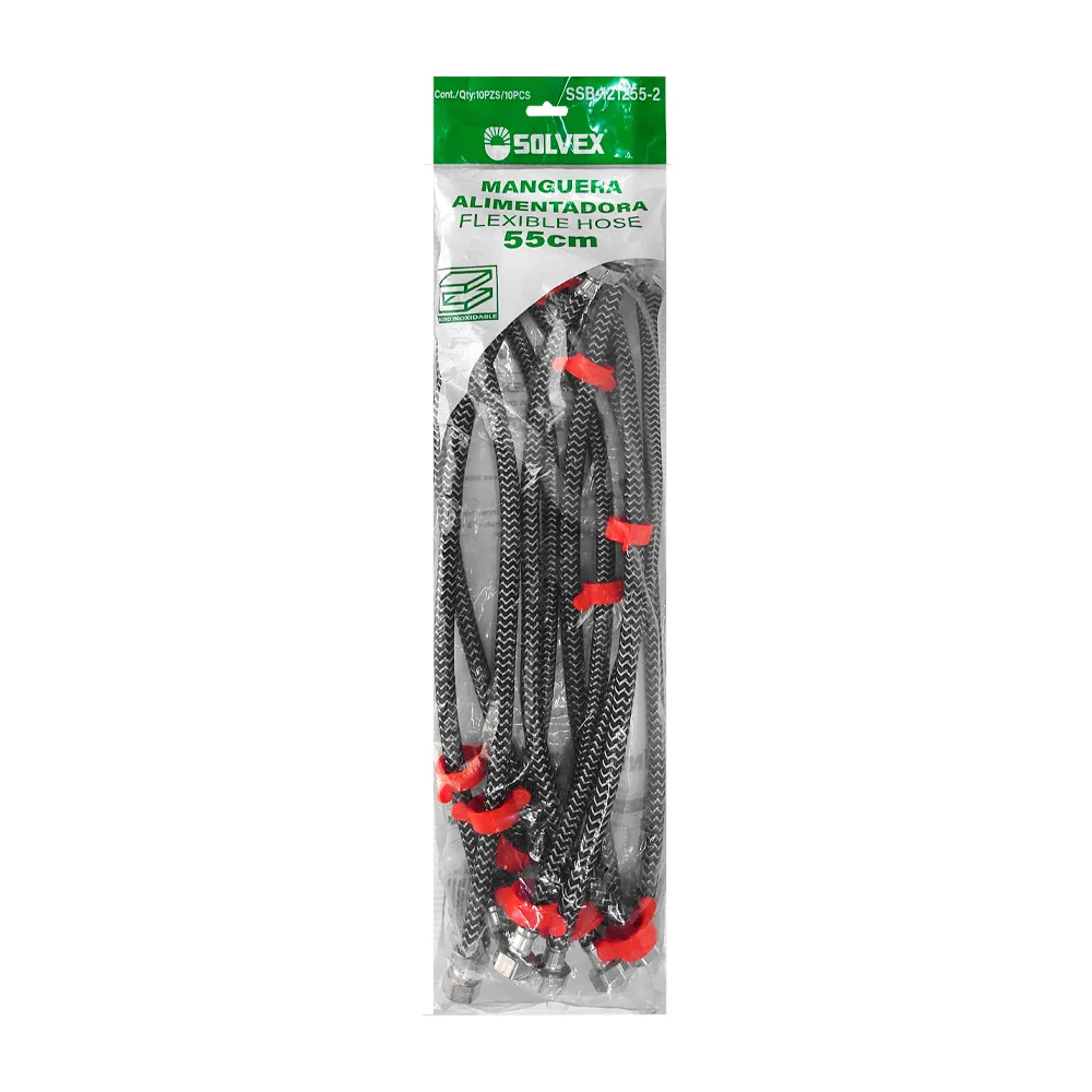 Paquete con 10 mangueras alimentadoras flexibles de acero inoxidable …