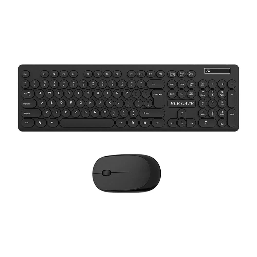 Kit de teclado y mouse inalámbricos silenciosos ele-gate con diseño e…