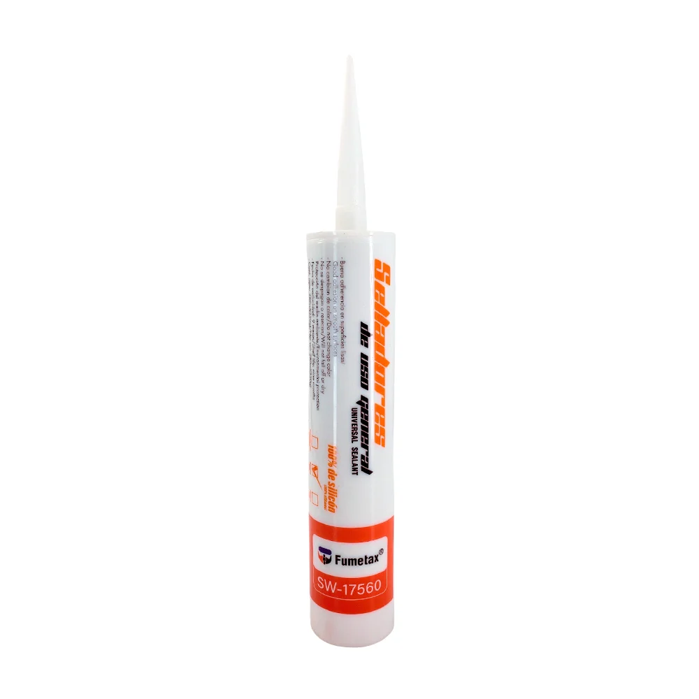 Sellador de silicón blanco fumetax para uso general, 280ml / sw-17560