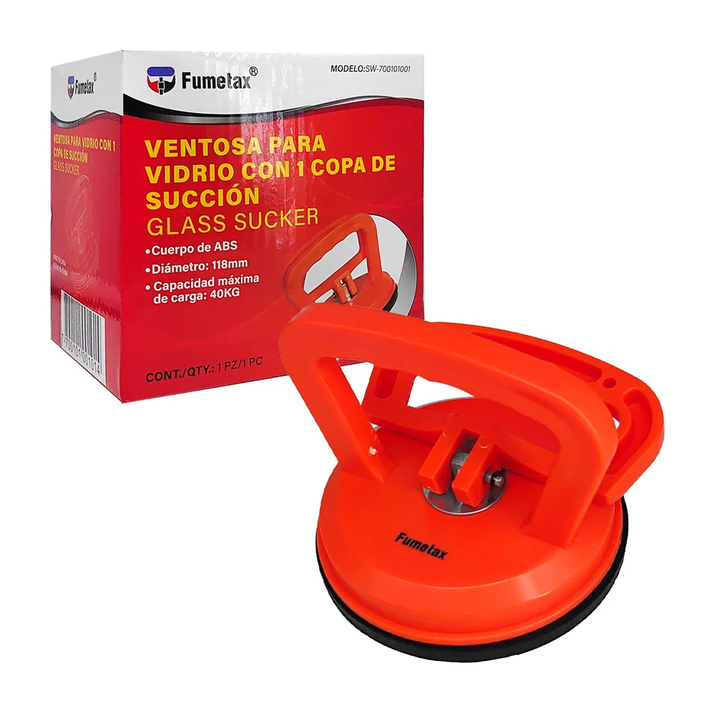 Ventosa fumetax de 118mm con copa de succión para vidrios / glass suc…