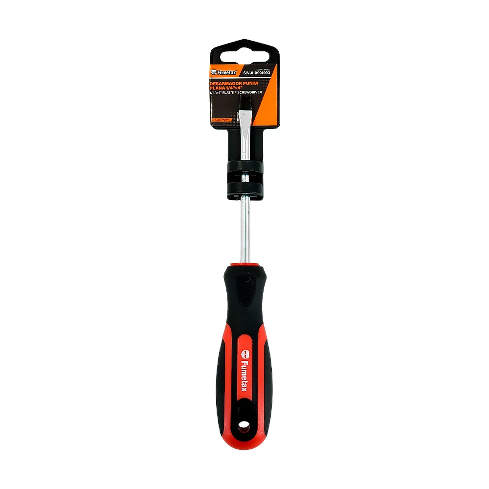 Desarmador fumetax de punta plana con mango ergonómico, 21cm / sw-810…