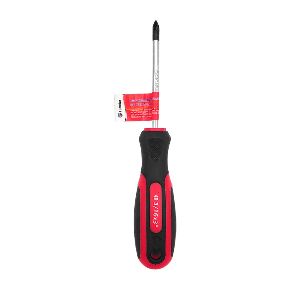 Desarmador fumetax con punta de cruz y mango ergonómico, 17cm / sw-81…