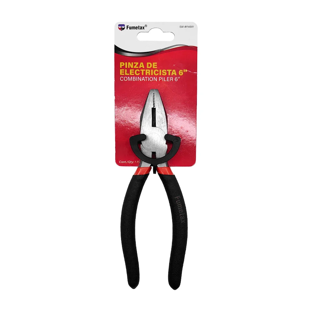 Pinzas de electricista 6 pulgadas con mango antiderrapante / fumetax …