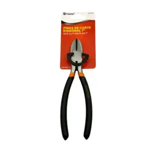 Pinzas de corte diagonal con mango antiderrapante, 7 pulgadas / fumet…