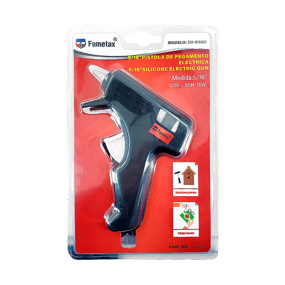 Pistola eléctrica chica fumetax para silicón de 5/8 pulgada + 2 mini …