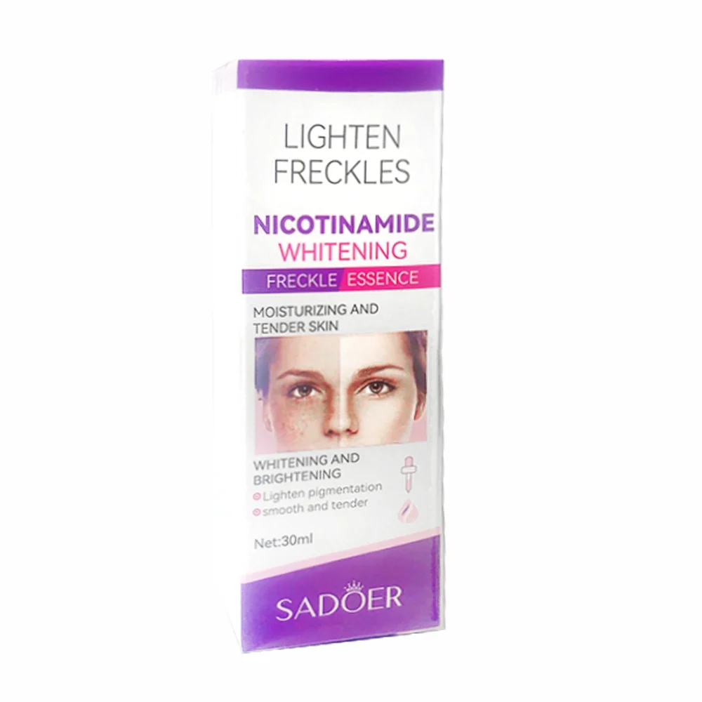 Suero facial blanqueador sadoer para reducir pecas con nicotinamida, …