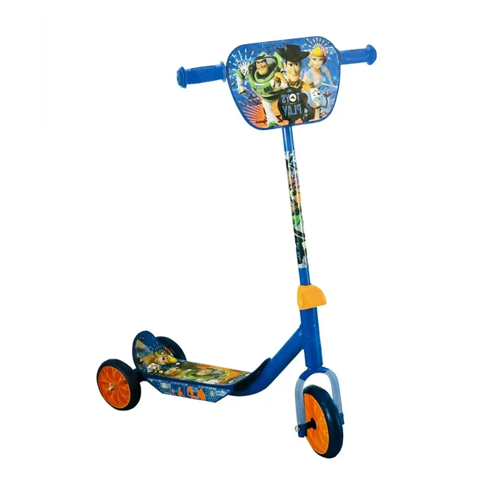 Scooter patín del diablo infantil metálico plegable con 3 ruedas, luz…