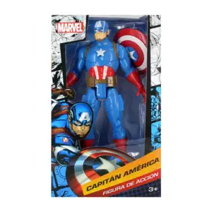 Figura coleccionable de acción articulada en forma del capitán améric…