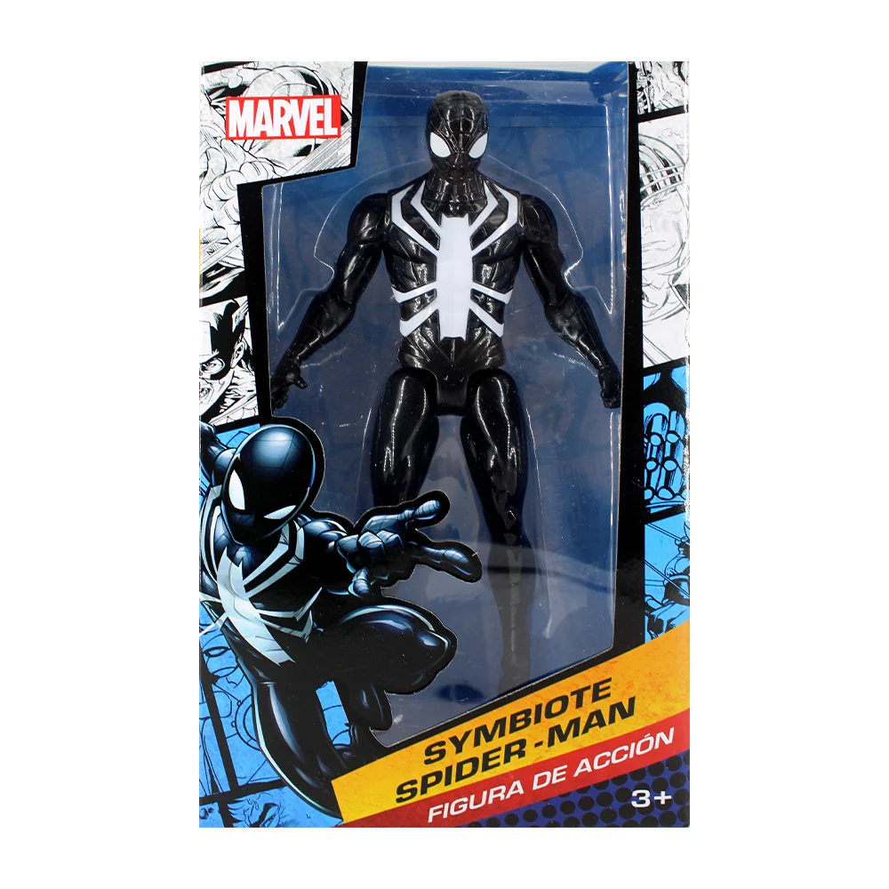 Figura de acción coleccionable articulada con diseño de symbiote spid…