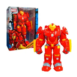 Figura de acción con diseño de iron man con traje de hulk buster / t3…