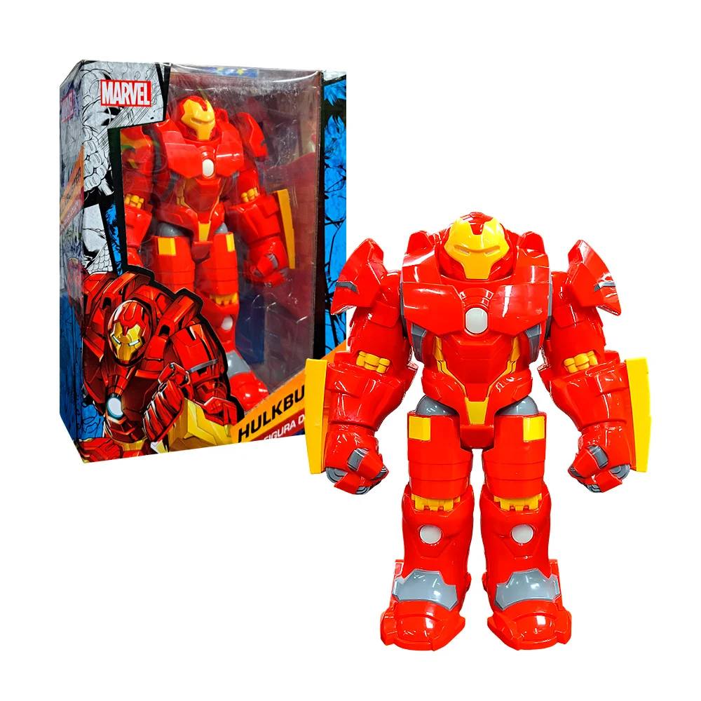 Figura de acción con diseño de iron man con traje de hulk buster / t3…