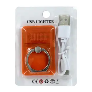 Soporte adherible para teléfono celular con encendedor recargable, va…