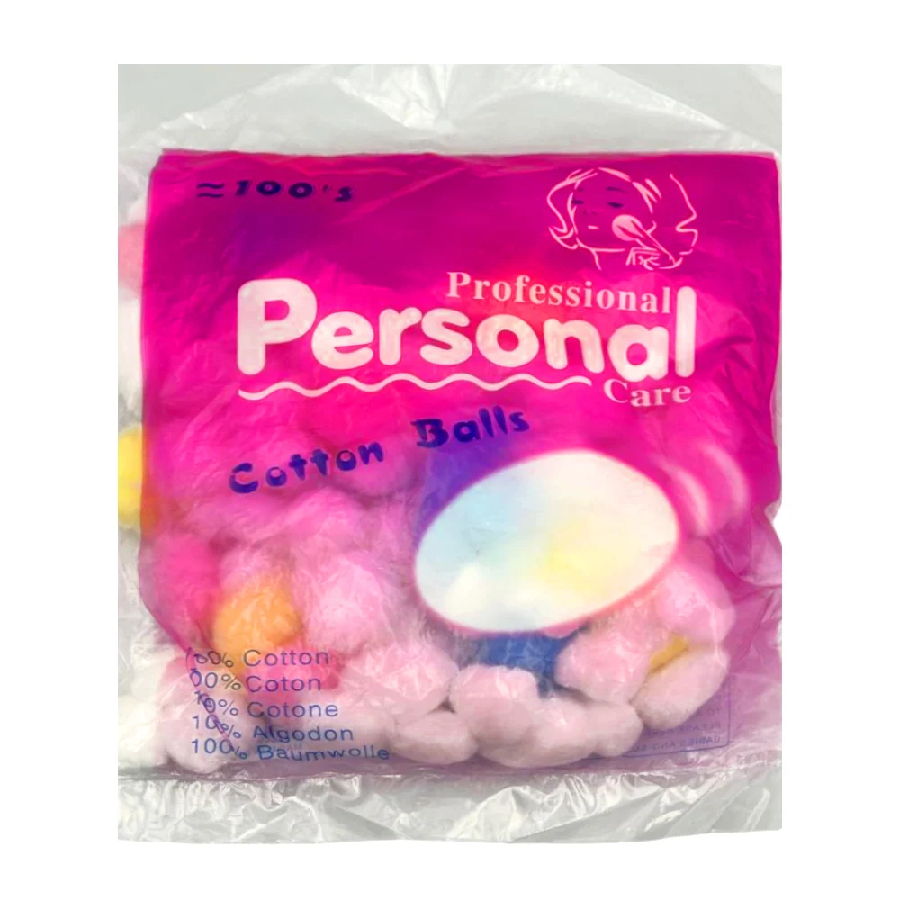 Paquete con 100 bolitas de algodón para uso cosmético / professional …