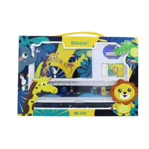Mini set de arte, 2 lápices, 1 borrador, 1 sacapuntas, 1 reglas de 15…