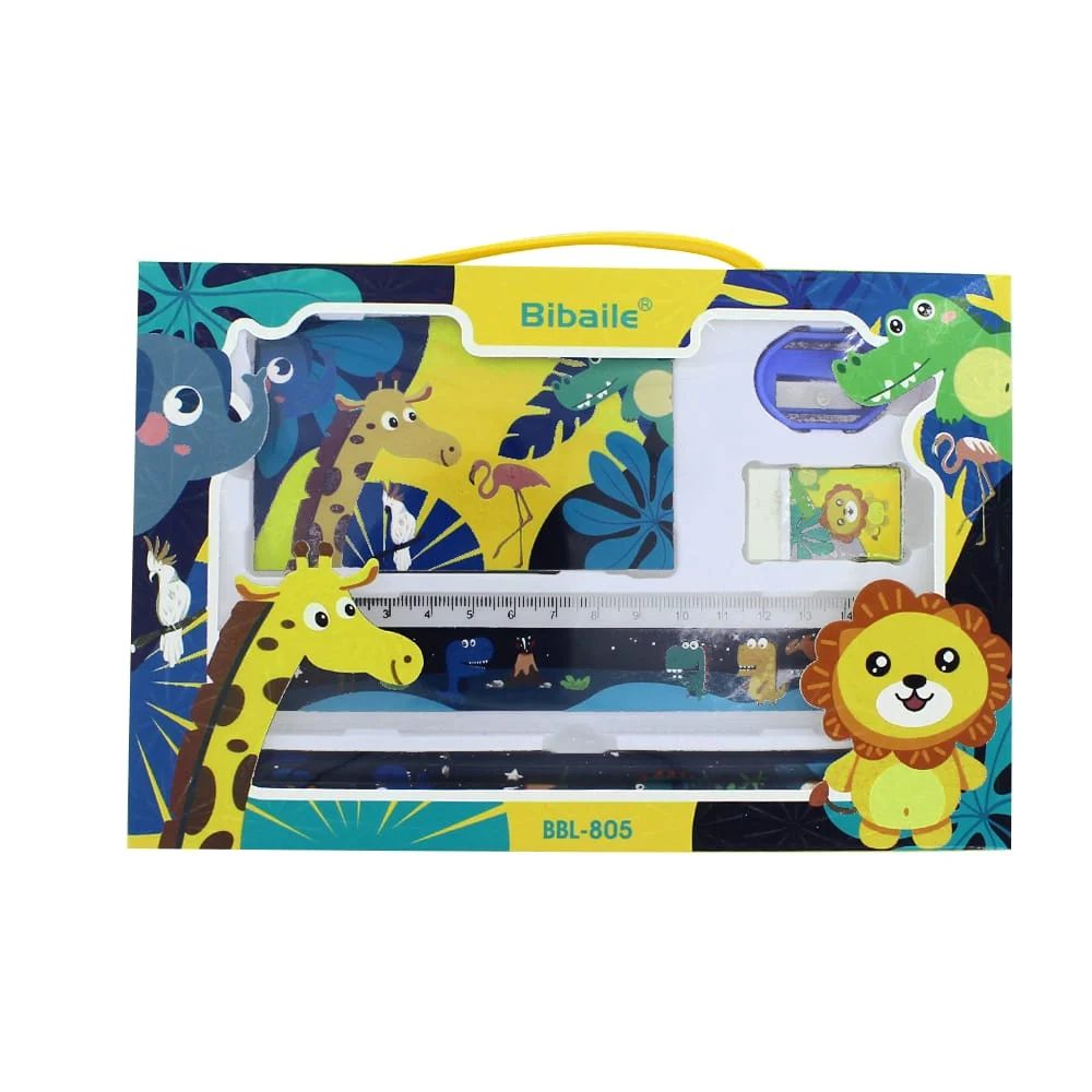 Mini set de arte, 2 lápices, 1 borrador, 1 sacapuntas, 1 reglas de 15…