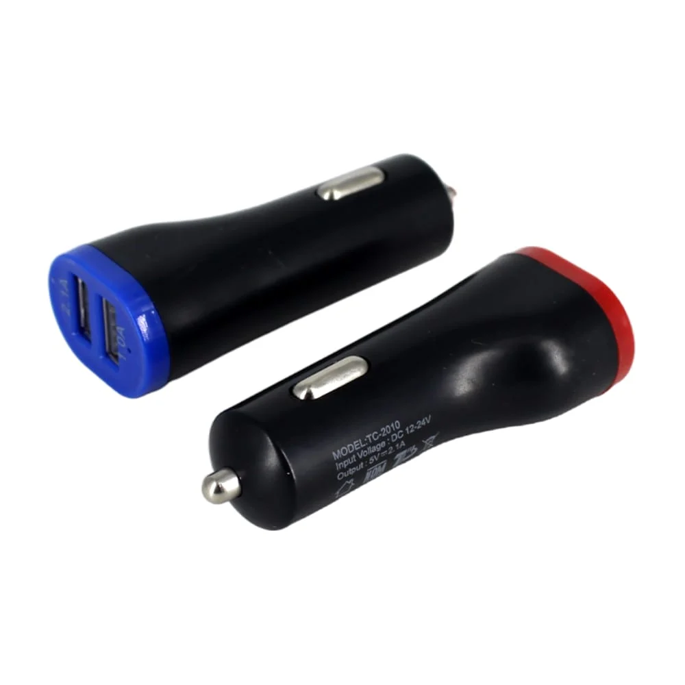 1pza Plug encendedor td con 2 puertos usb para carga, variedad de col…