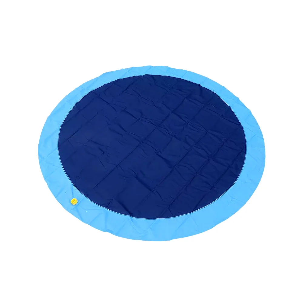 Colchoneta inflable circular de aspersor tipo piscina para mascotas, …