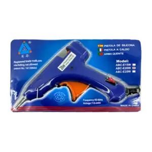 Pistola chica eléctrica de silicón con botón encendido apagado, 20w, …