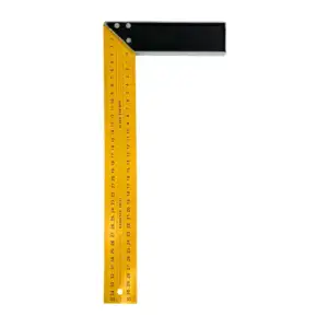 Regla escuadra metálica con ángulo L de 35cm para carpinteria / tl354…