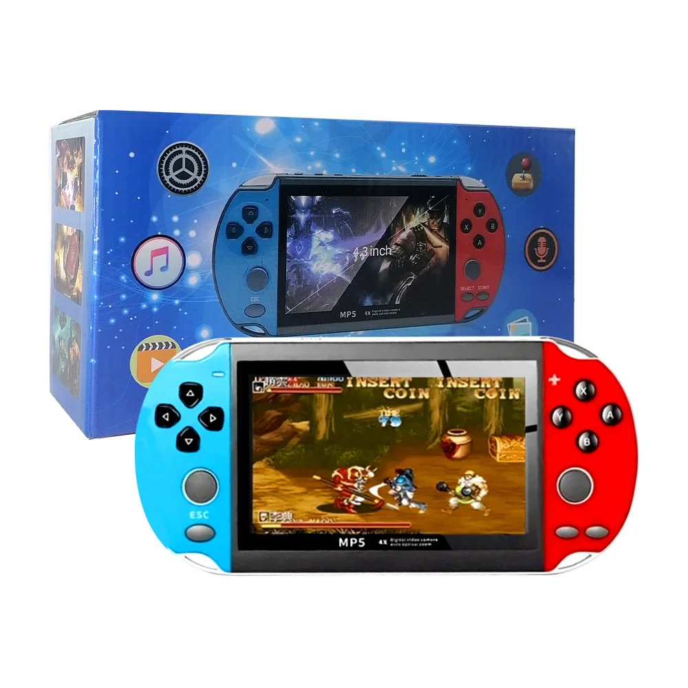 Consola portátil de 64gb, mp5 4x digital con juegos clásicos retro y …