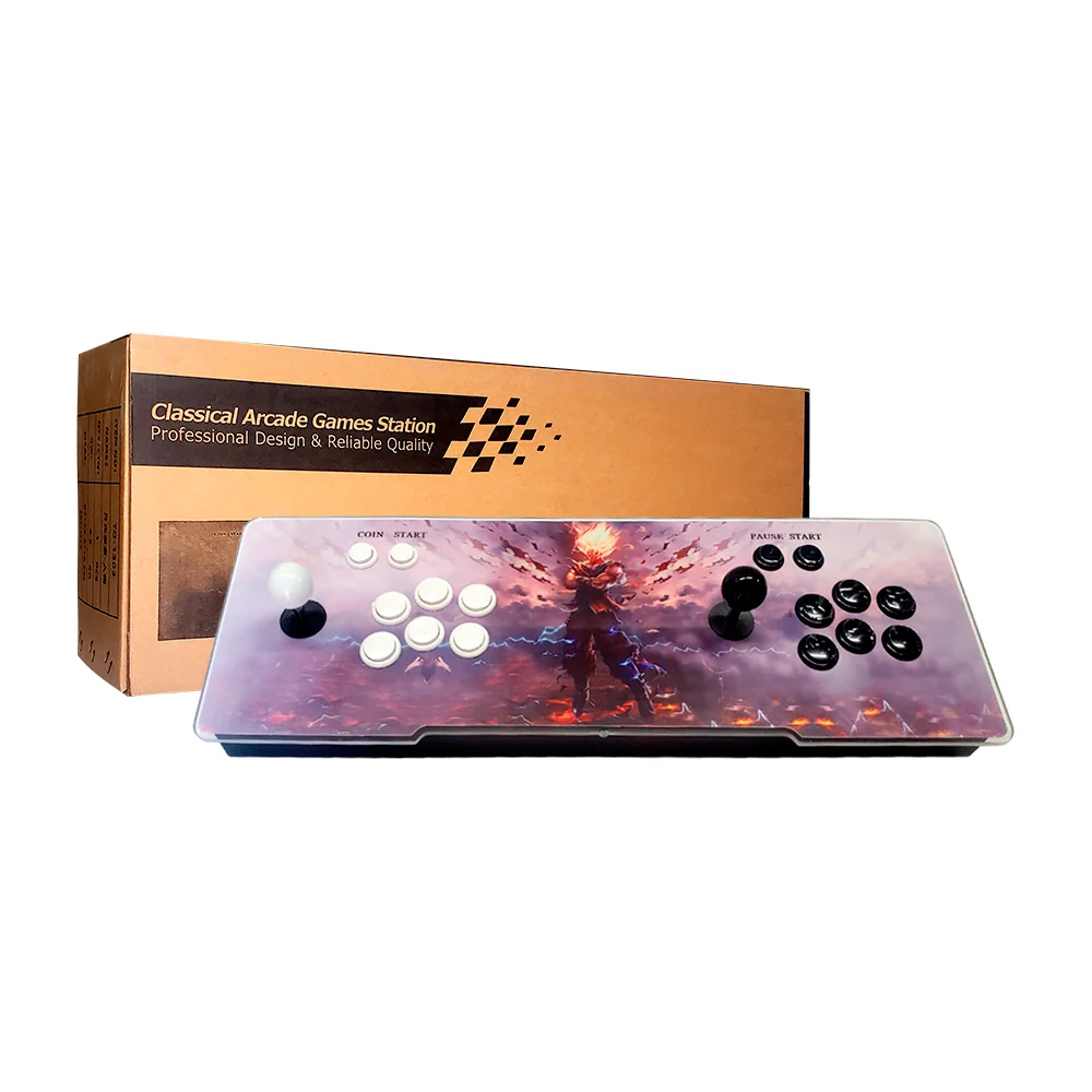Consola pandora arcade tablero game con 16 botones y 2 palancas / classical arcade games station
