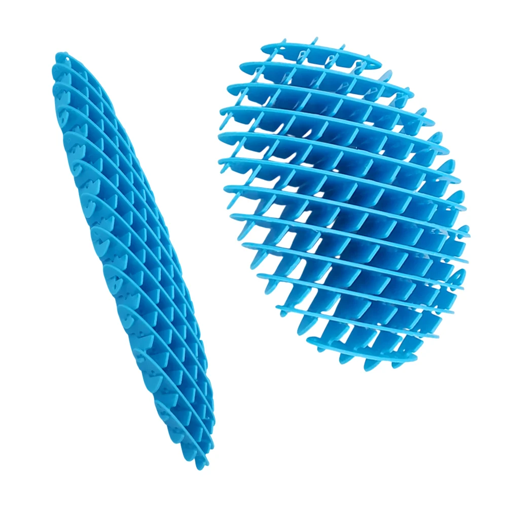 1pza Juguete sensorial antiestrés plegable, en forma de gusano, con c…