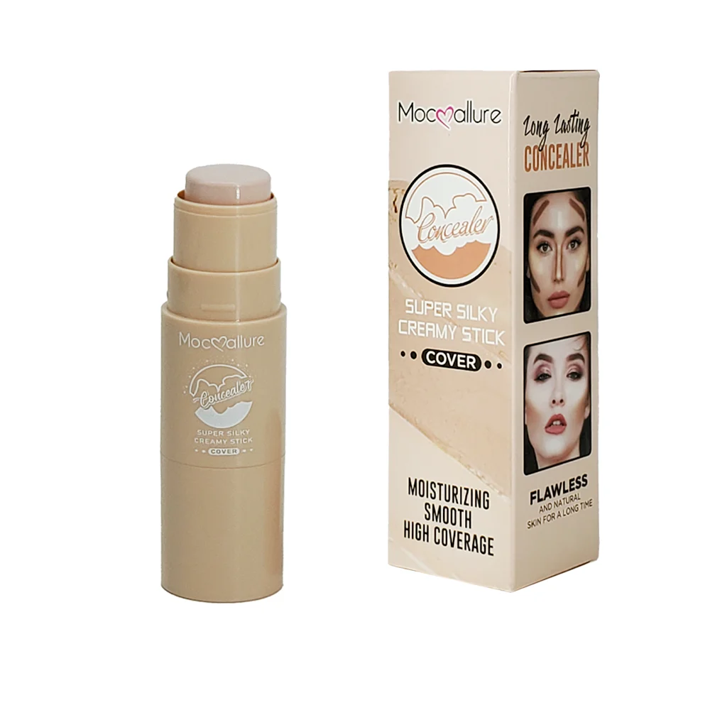 1pza Corrector en barra con brocha aplicadora / concealer / moc mallu…