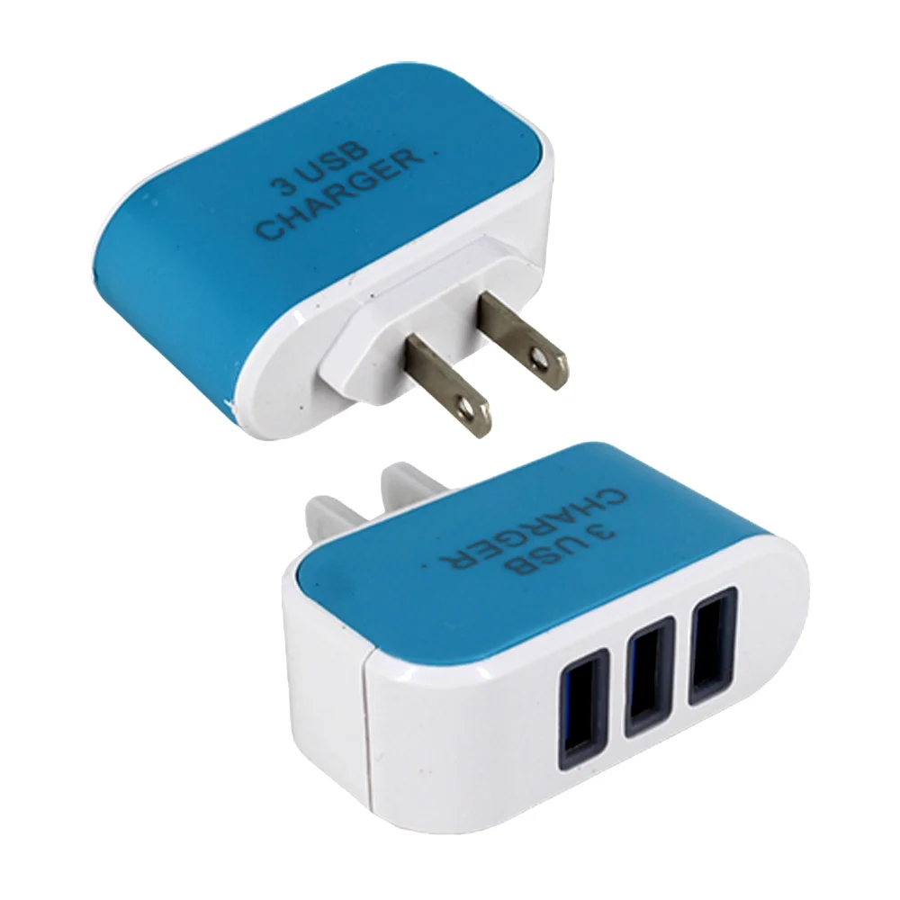 Cubo cargador de carga rápida con 3 puertos usb, variedad de colores …