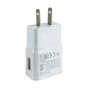 1pza Cubo cargador sencillo color blanco con puerto usb / travel adap…