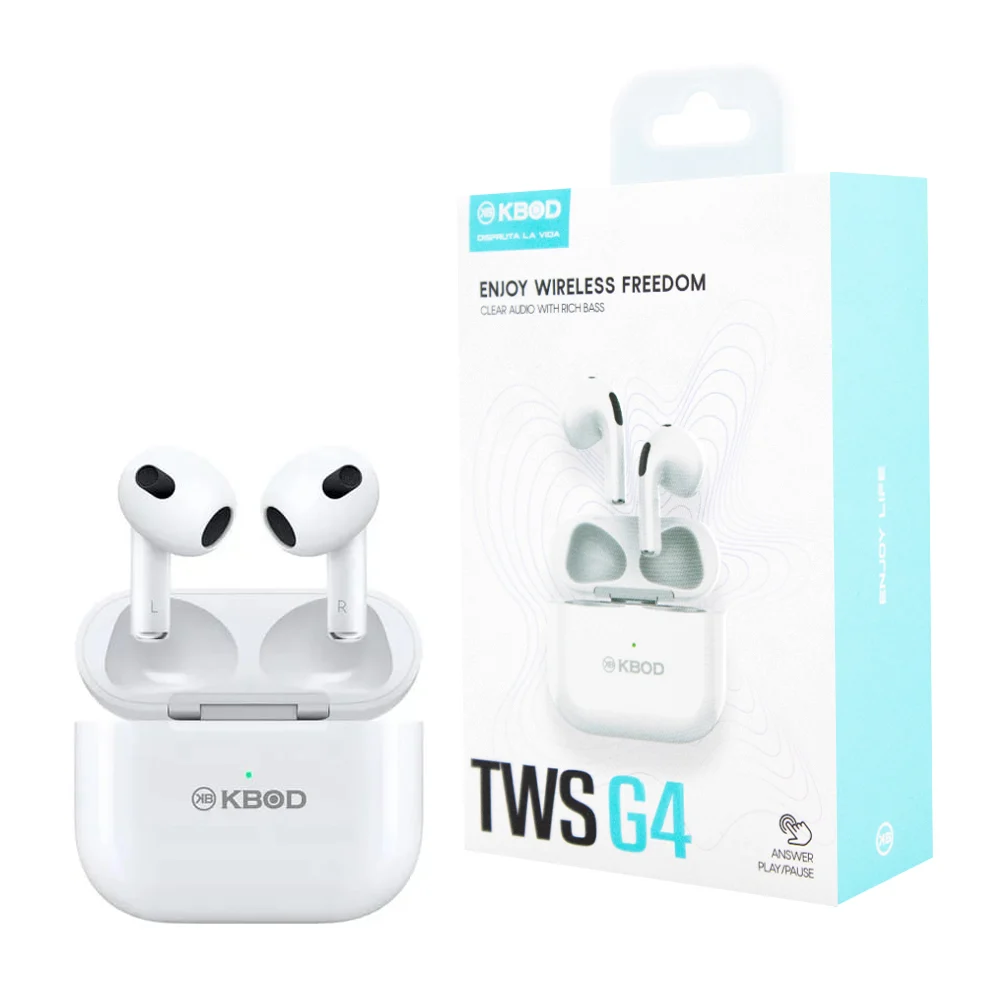 1pza Audífonos inalámbricos tipo earphones con estuche de carga cuadr…