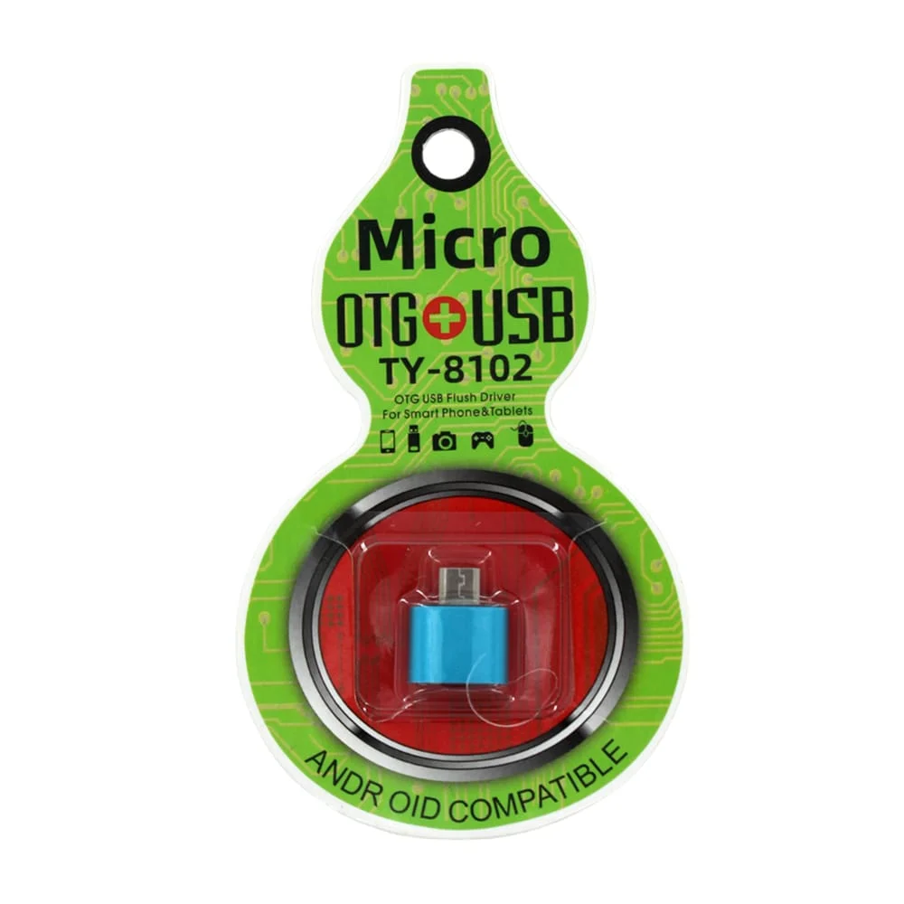 Adaptador otg de entrada usb a micro tipo v8 compatible con android /…