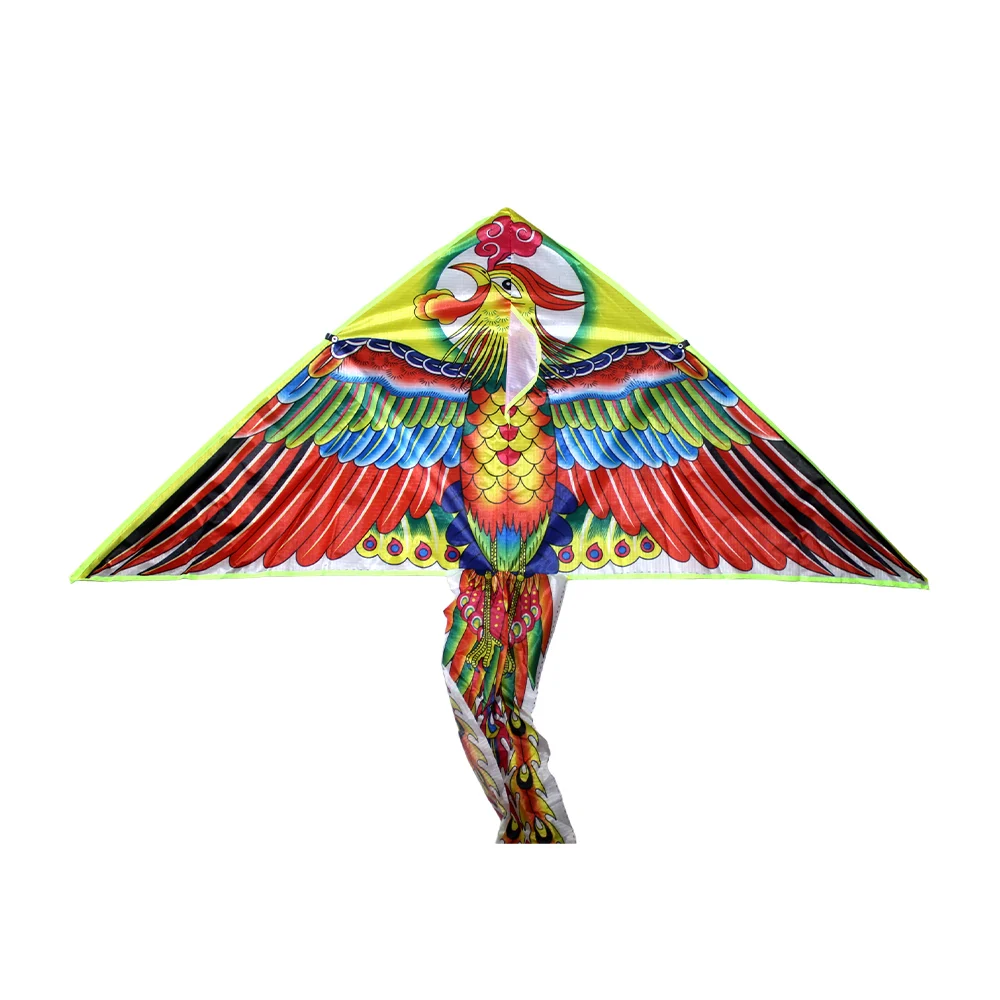 1pza Papalote cometa con cola larga 140cm diseño de ave fénix / gallo…