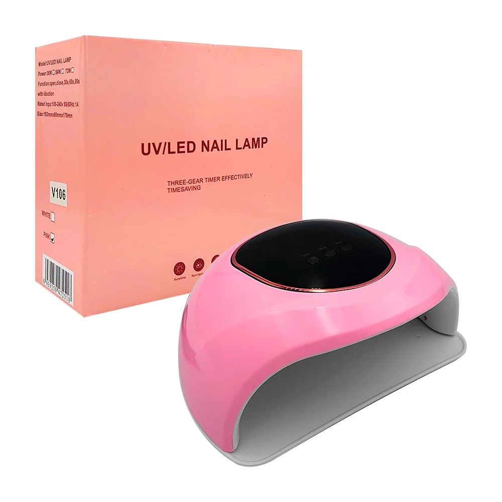 Lámpara led uv para secado de uñas, 183x86x176mm, variedad de colores…