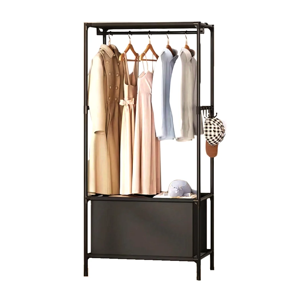 Organizador montable para ropa, metálico, 1 bolsa compartimento  / v2…