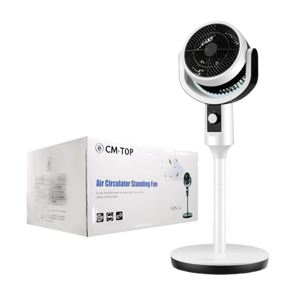 Ventilador redondo 8 pulgadas cm-top de pedestal con interruptor de 3…