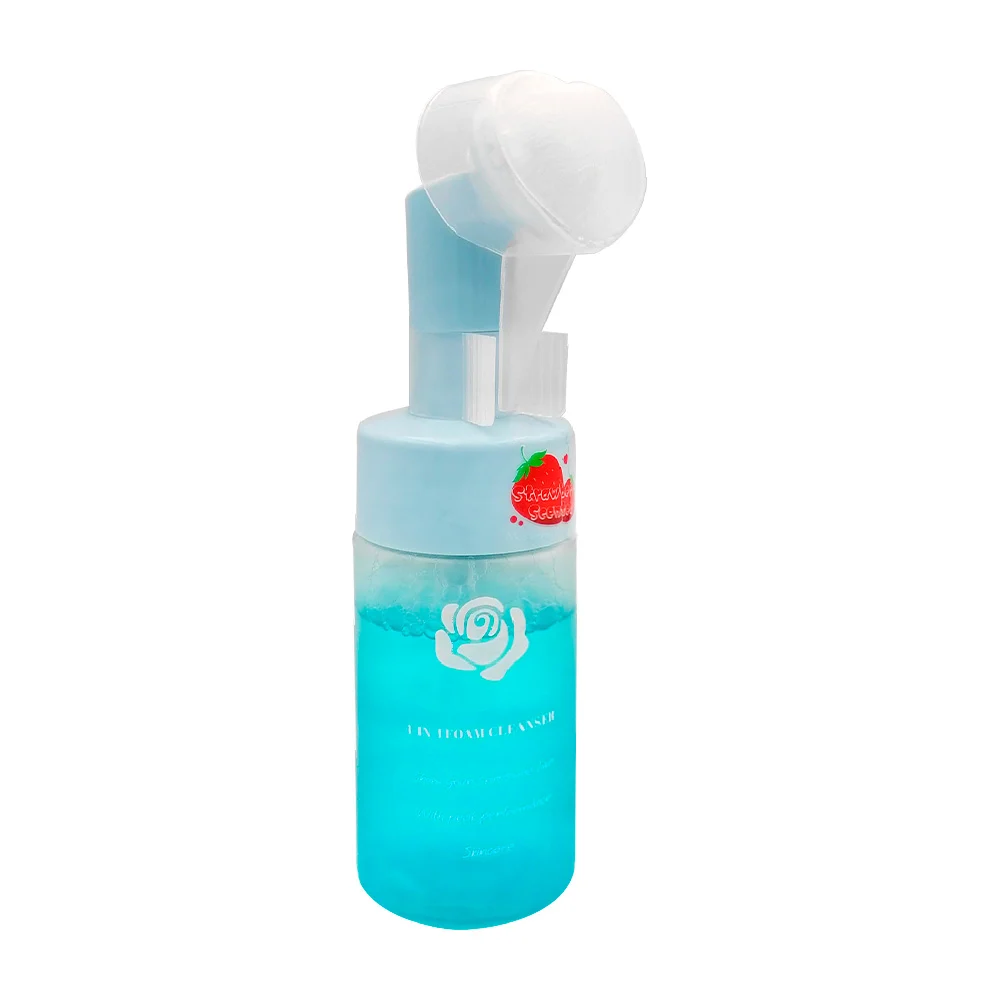 Mousse limpiador facial 4 en 1 en espuma con hialurónico y cepillo en…